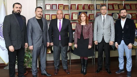 Mersin Üniversitesi’nden Başkan Tollu’ya Ziyaret