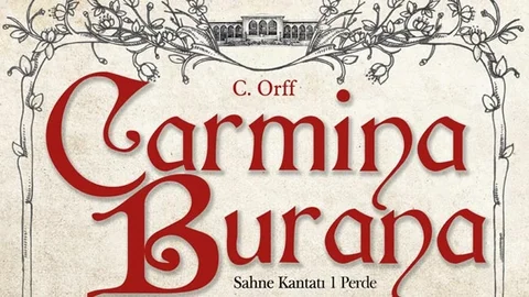 Mersin Devlet Opera ve Balesi Adana' da Carmina Burana Sahne Kantatını Gerçekleştiriyor
