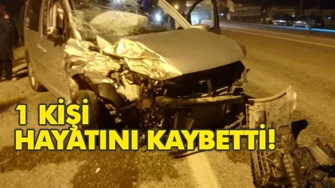 Feci Kaza, Yaralı Kişi Hayat Mücadelesini Kaybetti!