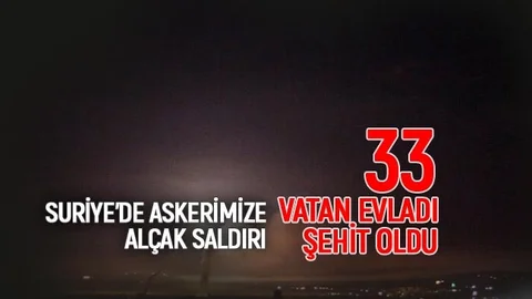 Alçak Saldırıda 33 Askerimiz Şehit Oldu