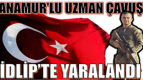 İdlib'te Mersinli Uzman Çavuş Yaralandı
