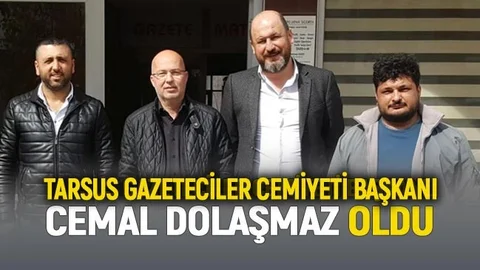 Tarsus'ta Gazeteciler Cemiyeti Yeni Başkanı Seçildi