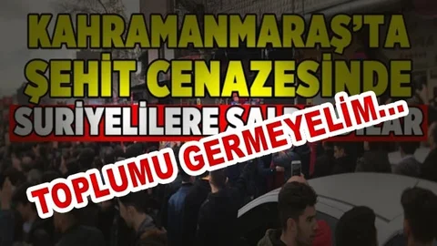 Kahramanmaraş'taki Şehit Cenazesinde Olaylar