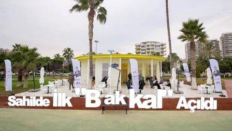 Sahilde İlk "Bakkal" Açıldı