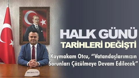 "Halk Günü" Tarihleri Değişti