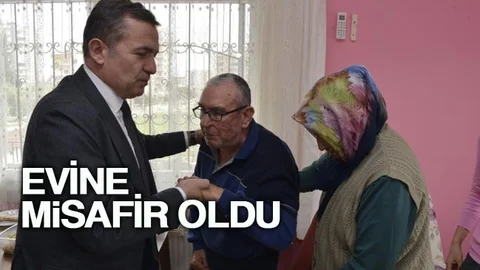 Kendisi Gelemeyen Vatandaşın Evine Gitti