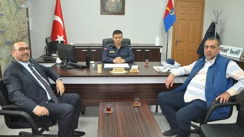 Başkan Şen ve Say’dan Jandarma Komutanına Ziyaret