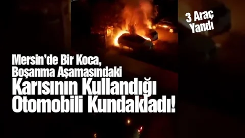 Koca, Eşinin Kullandığı Otomobili Kundakladı!
