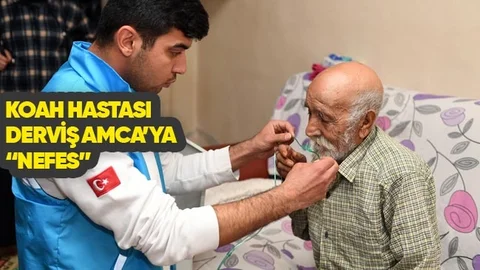 KOAH Hastası Derviş Amca’ya "Nefes"