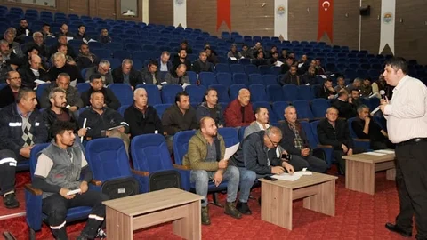 Toroslar Belediye Personeli, İş Güvenliği Eğitiminde