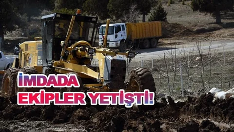 Yörükler’in İmdadına Ekipler Yetişti