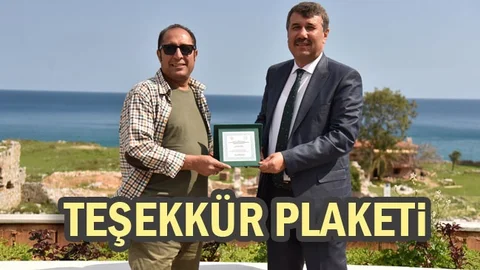 Başkan Kılınç’a Teşekkür Plaketi