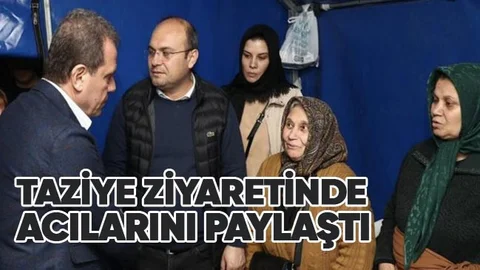 Başkan Vahap Seçer, Yasemin Özel'in Ailesine Taziye Ziyaretinde Bulunarak, Acılarını Paylaştı