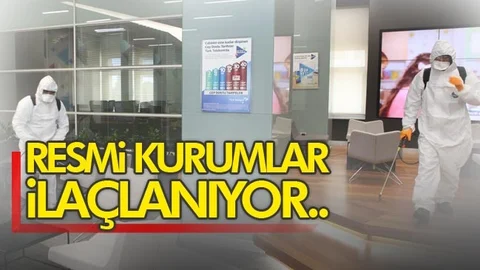 Akdeniz'de Koronavirüse Karşı Resmi Kurumlar İlaçlanıyor