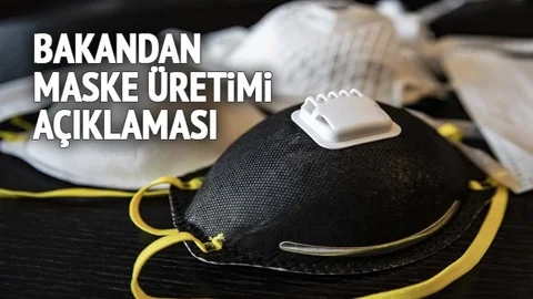 Bakandan Maske Üretimi Açıklaması