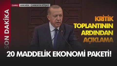 21 Maddelik Ekonomi Paketi Açıklandı!