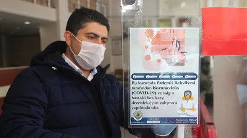 Erdemli Belediyesi Covid-19 İle Topyekün Mücadele Ediyor