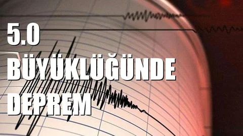 KALABA-SIVRICE (Elazığ) 5.0 Büyüklüğünde Deprem