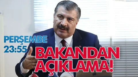 Bakan Korona Vaka ve Ölen Sayısını Açıkladı