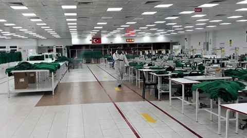 İlçenin Dört Bir Yanı Dezenfekte Ediliyor