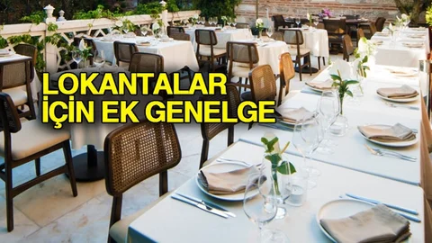 Lokantalarla İlgili Ek Genelge