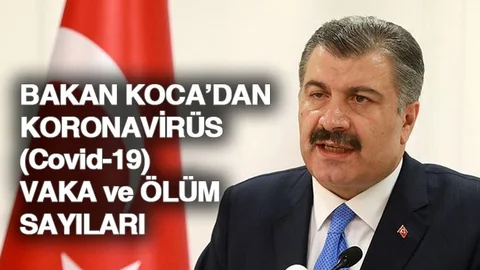 Türkiye'deki Koronavirüs Vaka Sayısı ile Hayatını Kaybedenlerin Sayısı
