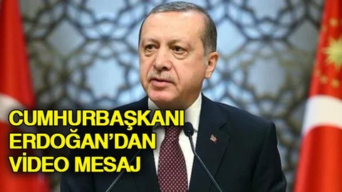 Cumhurbaşkanı Erdoğan'dan Önemli Konular İçin Video Mesaj