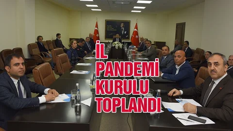 İl Pandemi Kurulu Toplantısı Yapıldı