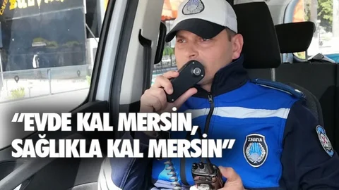 Kentin Dört Bir Yanında Önlem Amaçlı Anons Yapıyor