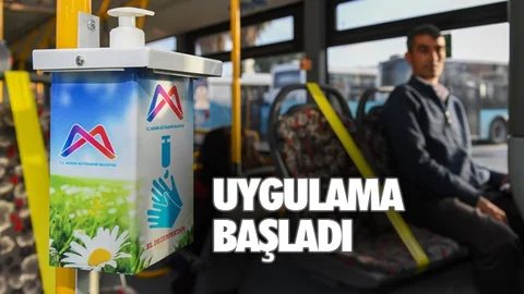 Zorunlu Olarak Dışarı Çıkanlar İçin Otobüslerde Koronavirüs Tedbirlerini Artırdı