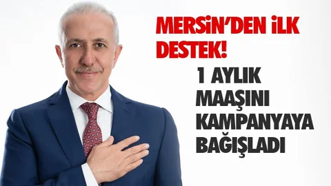 Maaşını Kampanyaya Bağışladı
