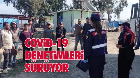 Tarsus Jandarmasının Covid-19 Denetimleri Sürüyor