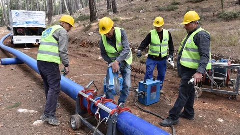 19 Mahalleye İçmesuyu İleten İsale Hattı Yeniledi