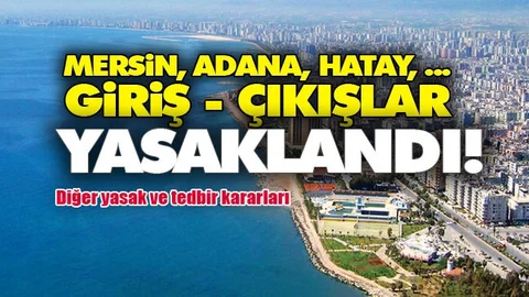 Şehre Giriş Çıkışlar, 20 Yaş Altına Sokağa Çıkma Yasakları!