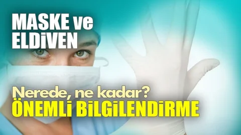 Virüs Maske, N95, Masek, Eldiven, Dezenfektan Gibi Aramalar