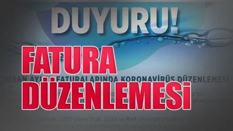 Nisan Ayı Faturalarında Düzenleme