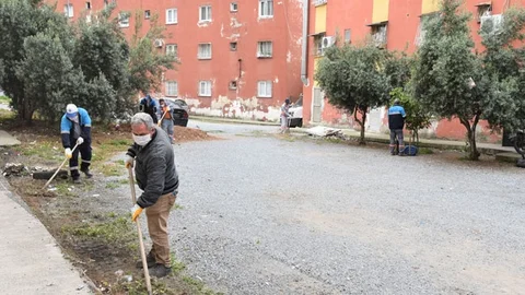 Toroslar'da Toplu Konut Alanları Bakımdan Geçiyor