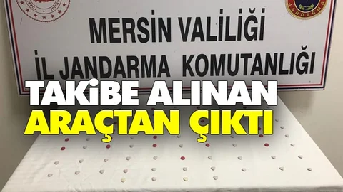 Takibe Alınarak Durdurulan Araçtan Extacy Uyuşturucu Hapı Ele Geçirdi