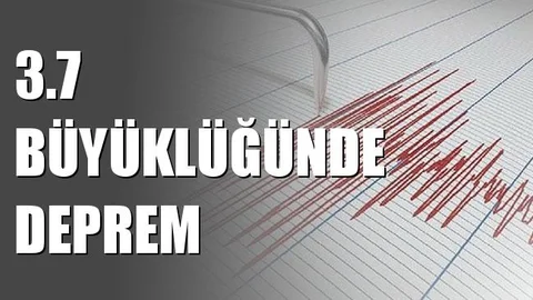 Genel 3.7 Büyüklüğünde Deprem