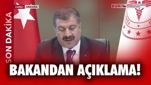 Sağlık Bakanı Koca'dan Açıklamalar