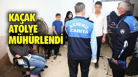 Kaçak Tekstil Atölyesi Mühürlendi