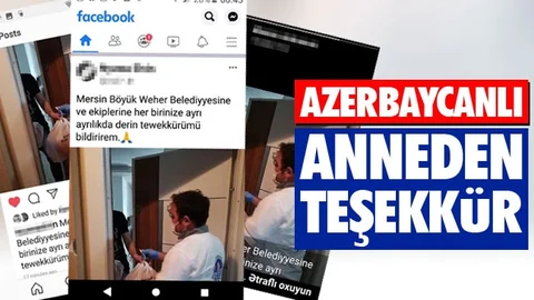 Bakü'deki Annenin Talebiyle Mersin'de Mahsur Kalan Öğrencilere Ekmek Gitti