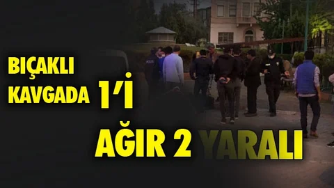 Tarsus Ulu Camii Önünde Meydana Gelen Bıçaklı Kavga Olayında 1'i Ağır 2 Kişi Yaralandı