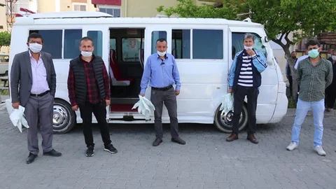 Şoför Esnafına Maske Dağıtıldı