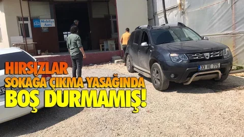 Sokağa Çıkma Yasağını Fırsat Bilmişler