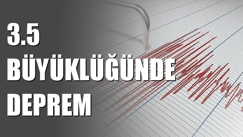 Van 3.5 Büyüklüğünde Deprem
