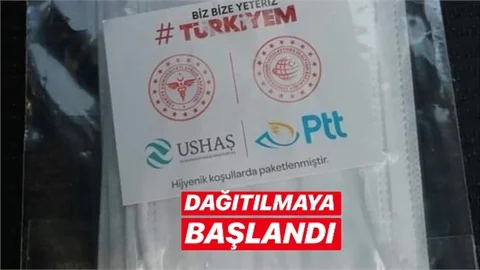 Ücretsiz Maskeler Dağıtılıyor