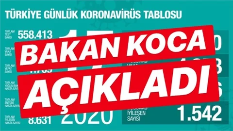 Bakan Koca Canlı Yayında