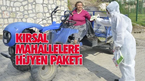 Kırsal Mahallelere Hijyen Paketi