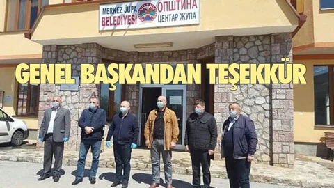 Makedonya'dan Türkiye'ye Teşekkür